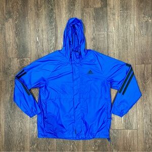 🦋 Adidas blue windbreaker, size XL
